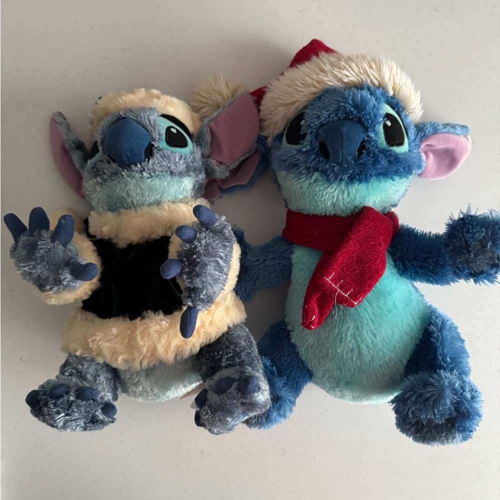 Disney Stitch Winter Plush Set